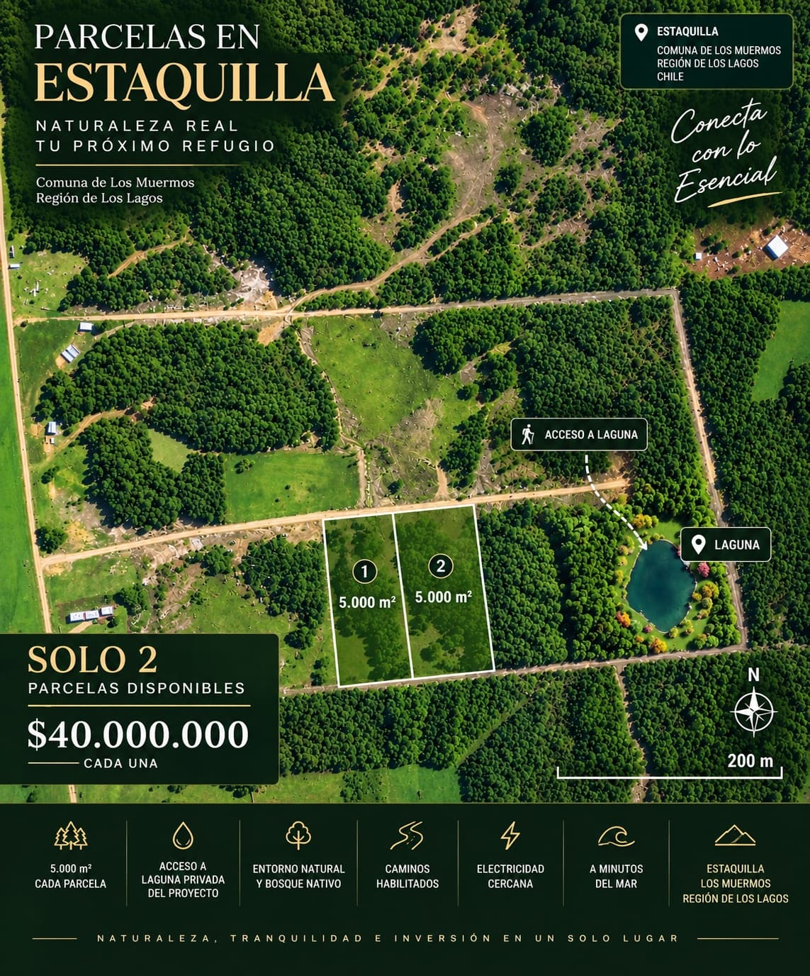 Parcela en venta en Los muermos