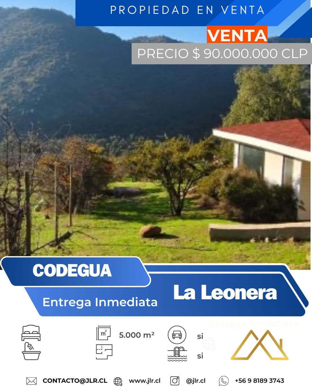 Parcela en Codegua