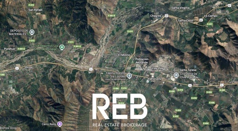Terreno en venta, Llaillay