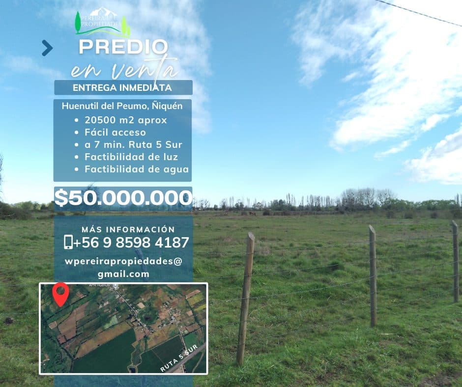 Terreno en venta, Ñiquén