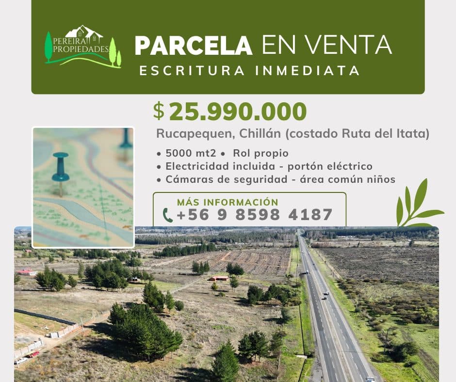 Parcela en venta, Chillán