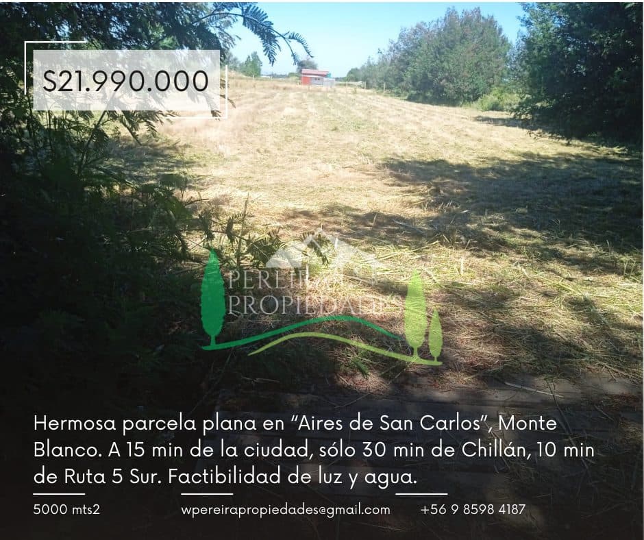 Parcela en venta, San Carlos