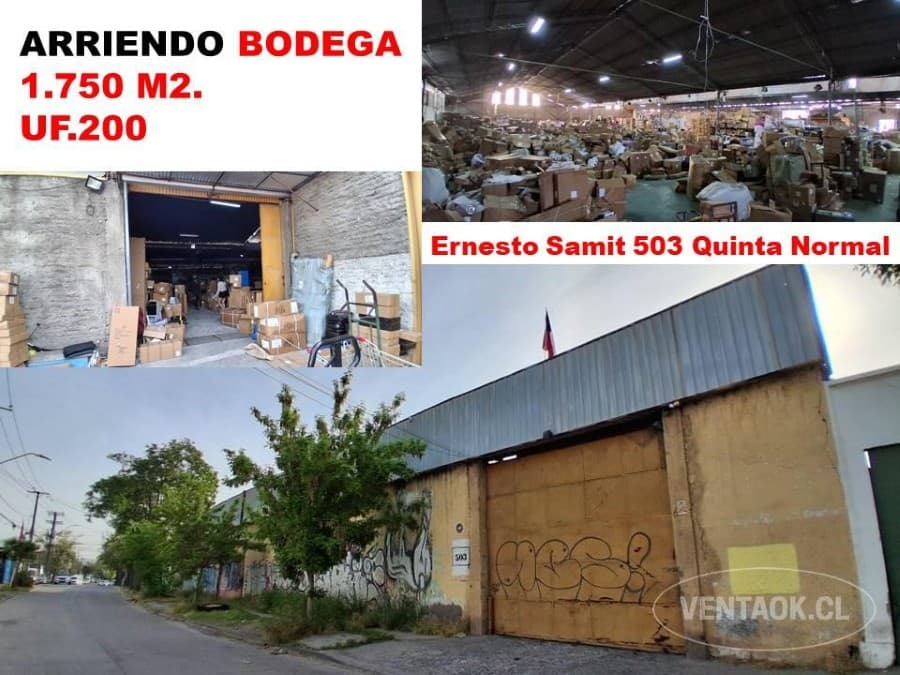 Bodega en Quinta Normal